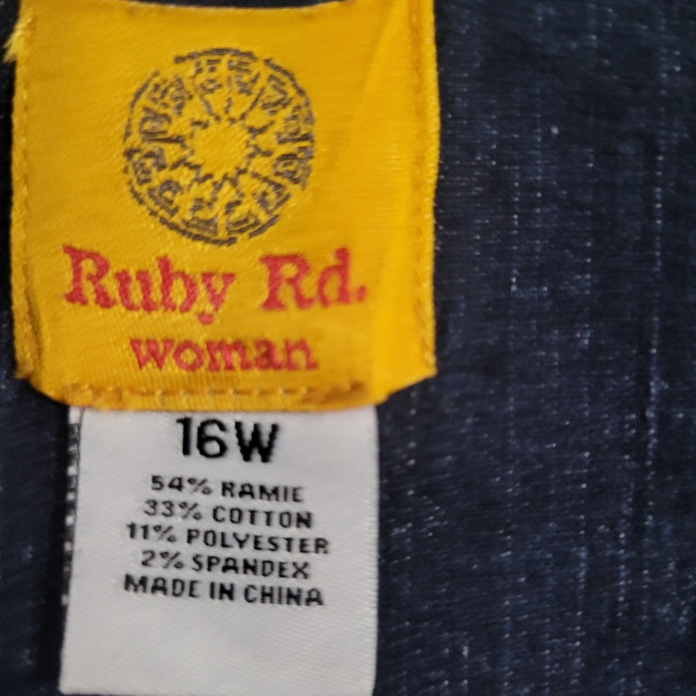 Ruby Rd Denim Jacket 16w - image 6